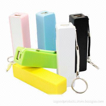 Power Packs with Portable Design and Lowest Cost for Smartphone, 5V, 1,000mAh Input